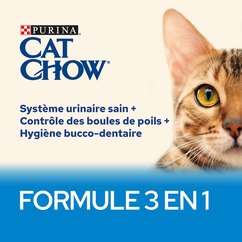 PURINA Cat Chow Special Care 3 en 1, dinde
