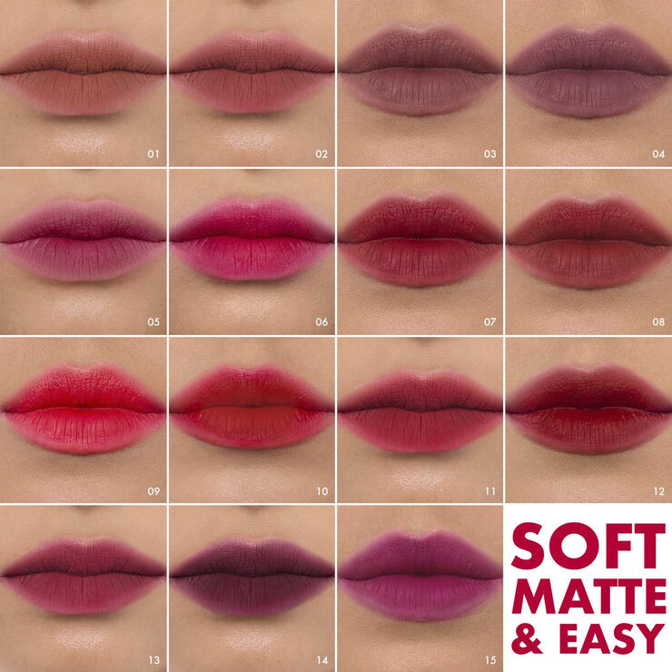 Sephora Collection Soft Matte & Easy - Læbestift Mat blød