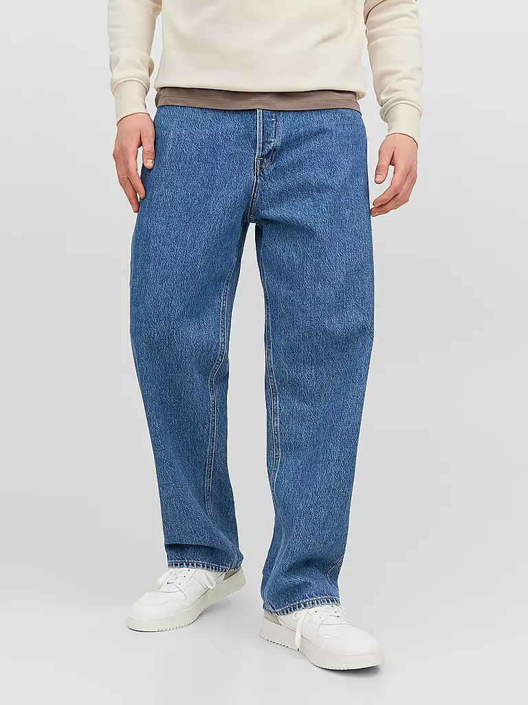 JACK & JONES Jeans Baggy Fit JJIALEX JJORIGINAL blau