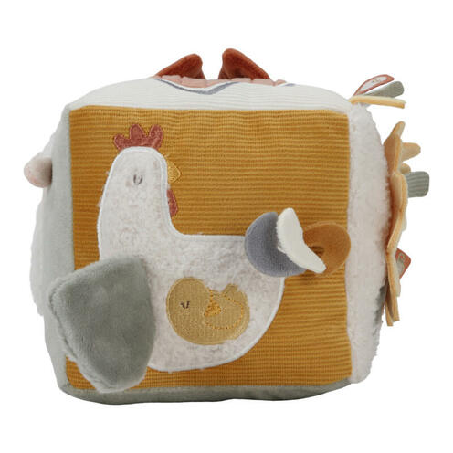 Cube d'activités soft - Little Farm - LITTLE DUTCH