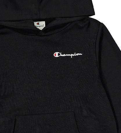 Champion Kapuzenpullover - Schwarzes m. Logo