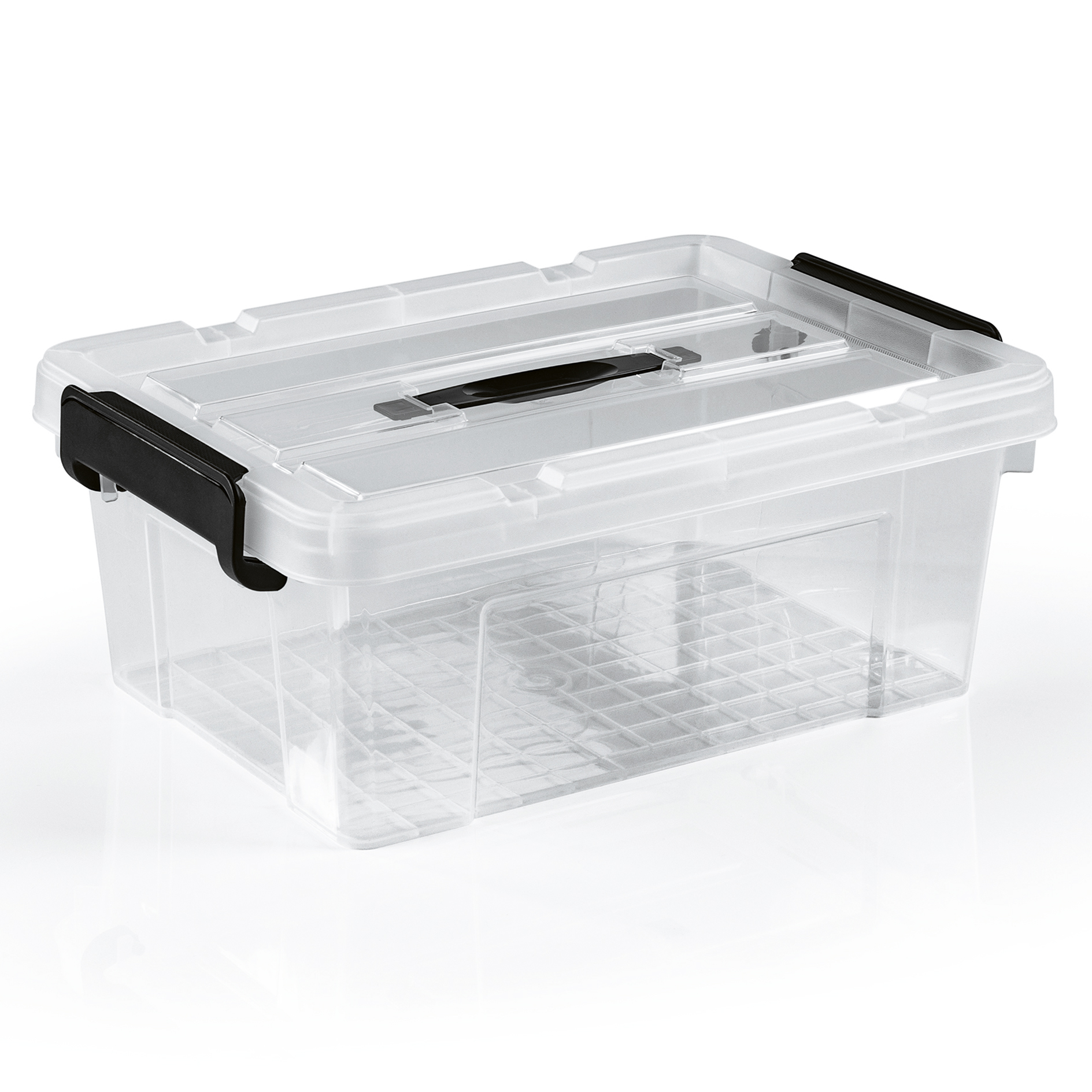 EASYMAXX Aufbewahrungsbox - transparent - stapelbar
