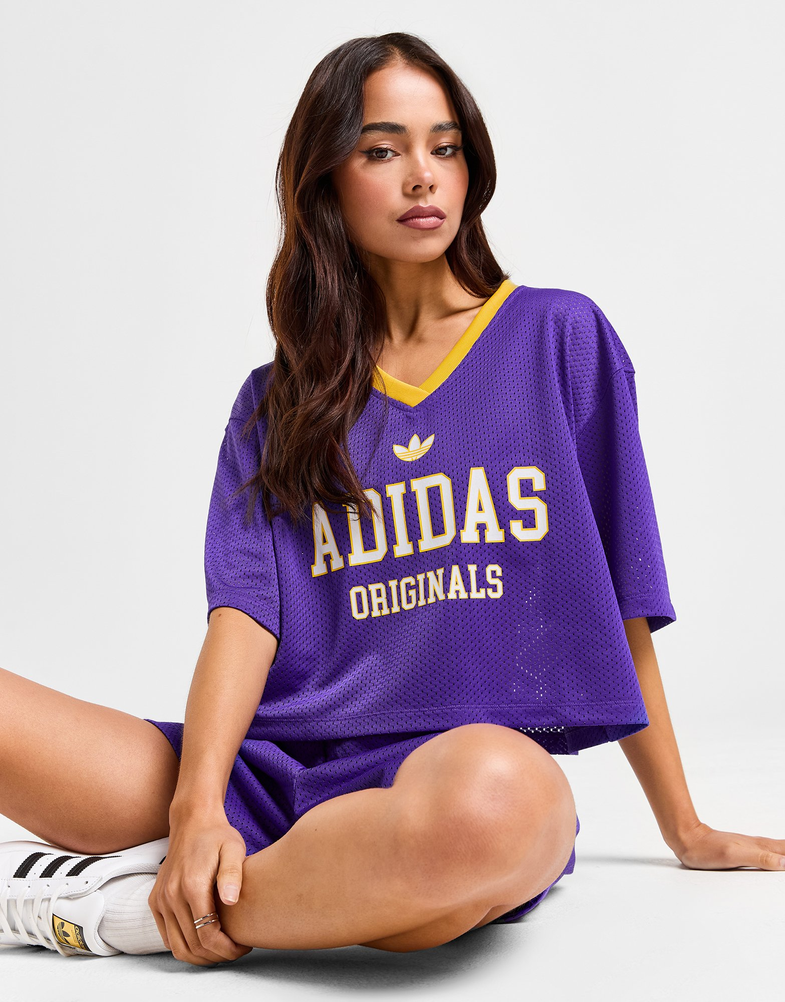adidas Originals T-shirt Varsity Mesh Femme