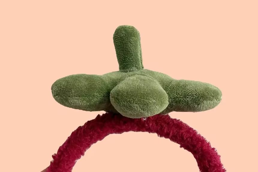 Bohod - Aardbeien Chenille Gezichtsreiniger Hoofdband (Verschillende Ontwerpen)