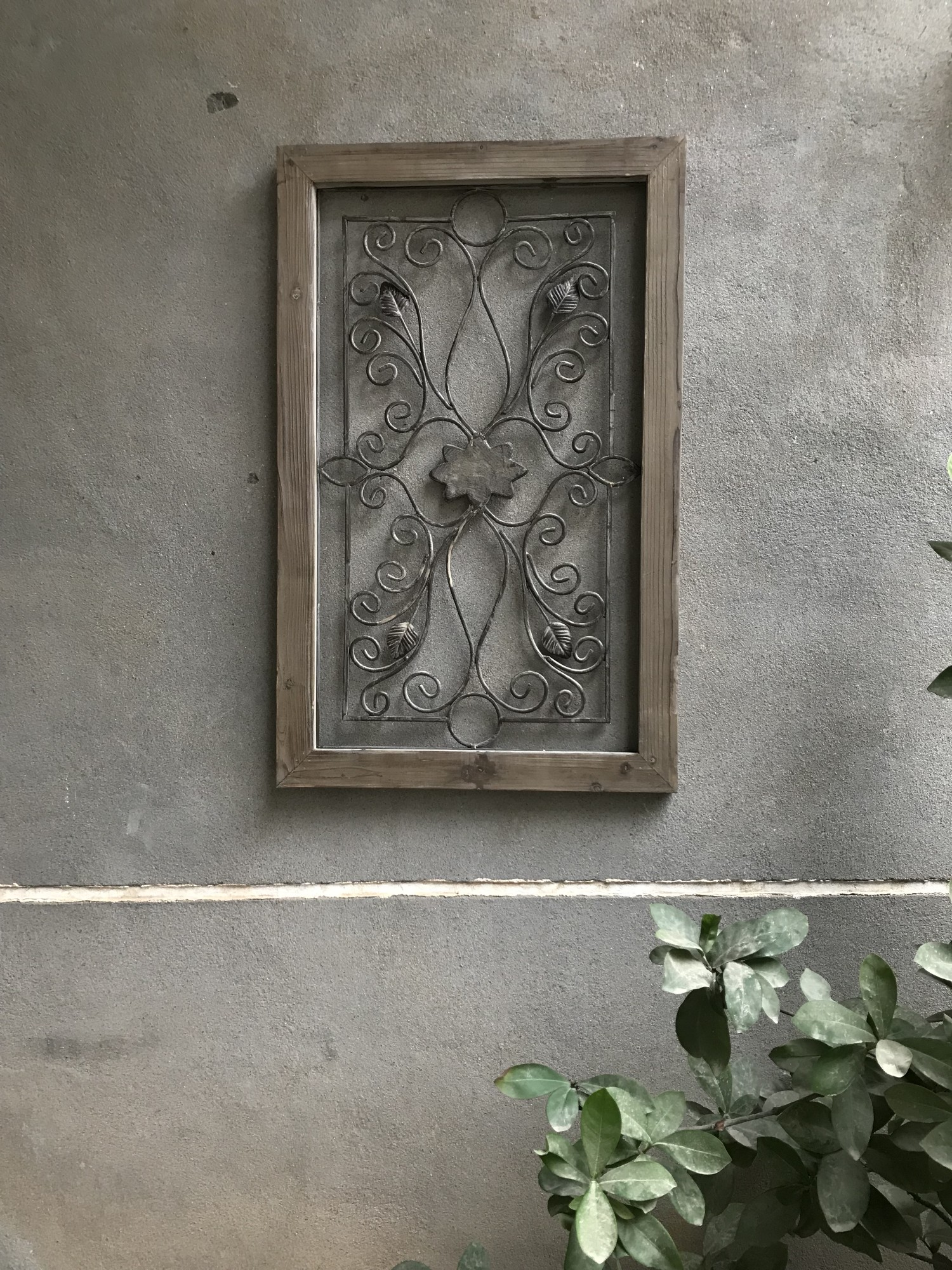Wandbild 'Blumenranke', B 52 cm, H 83 cm, T 3 cm von fischer's lagerhaus