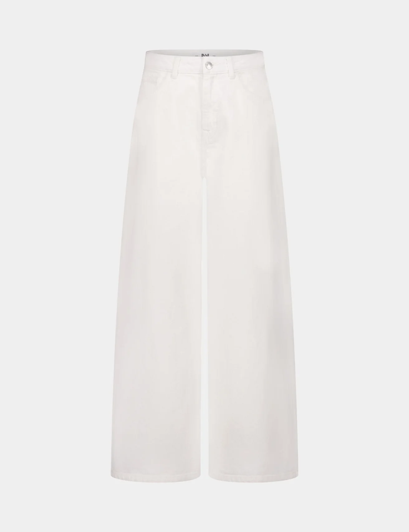 Jean maxi wide leg blanc