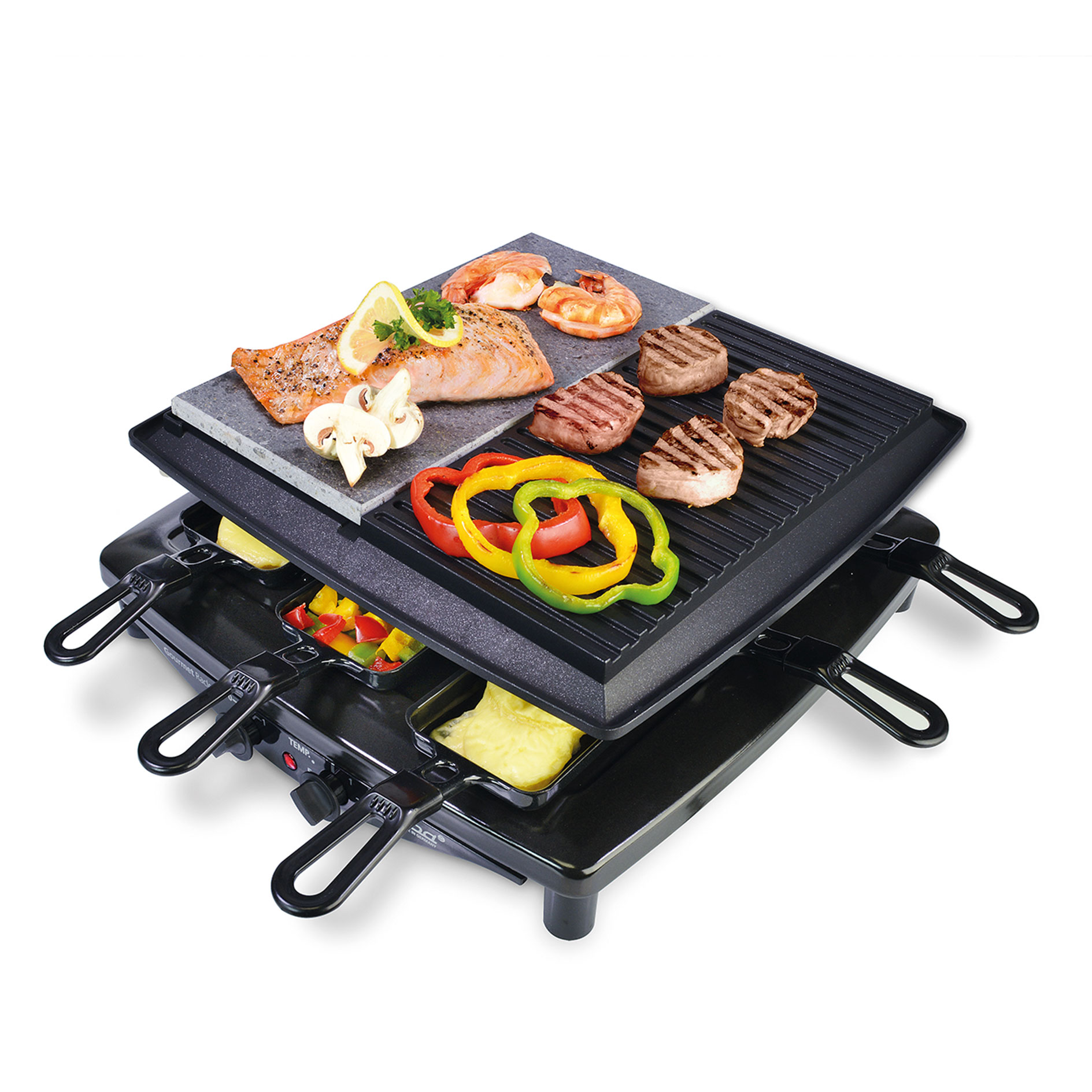 STEBA Raclette RC 4 PLUS - schwarz - 1450 Watt