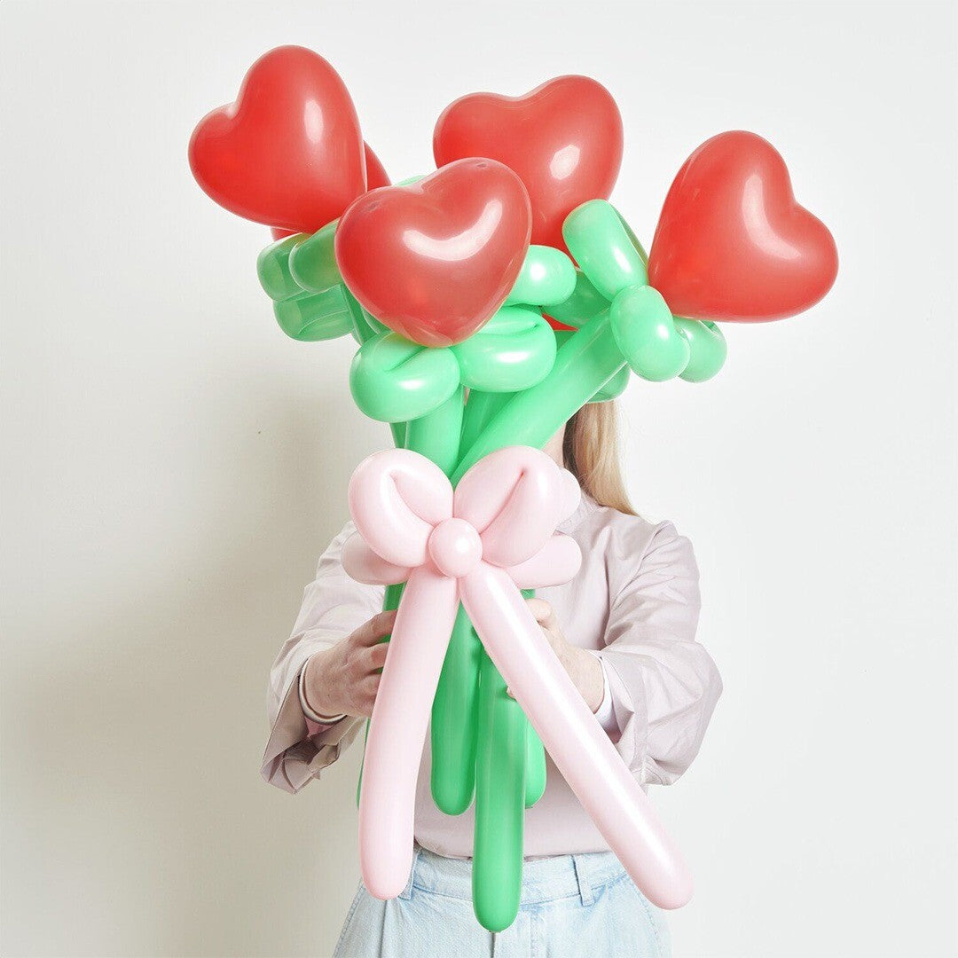 Ballonboeket rozen