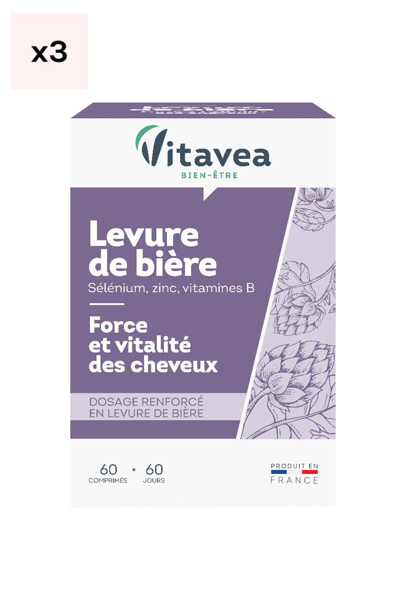 Cure force et vitalité des cheveux - Levure de bière - 6 mois