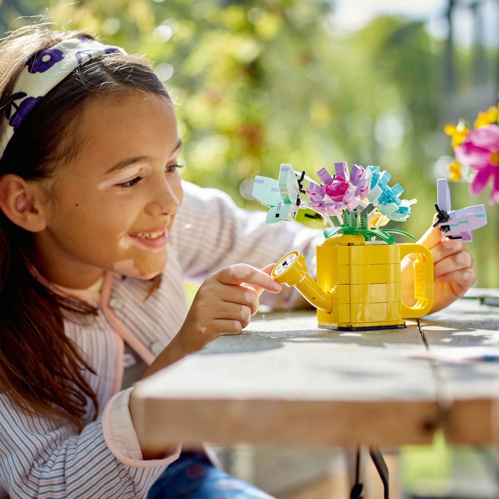 LEGO Creator 31149 3-in-1 Blumen in der Gießkanne Set
