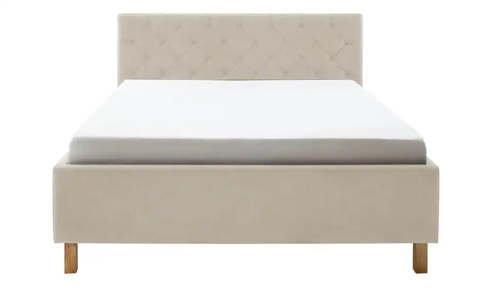 Polsterbettgestell San Remo Beige 180 cm