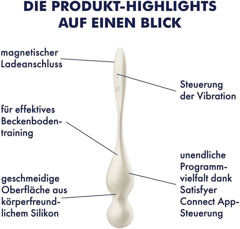 Love Birds - Vibratie-eitjes - Wit - Satisfyer Connect App