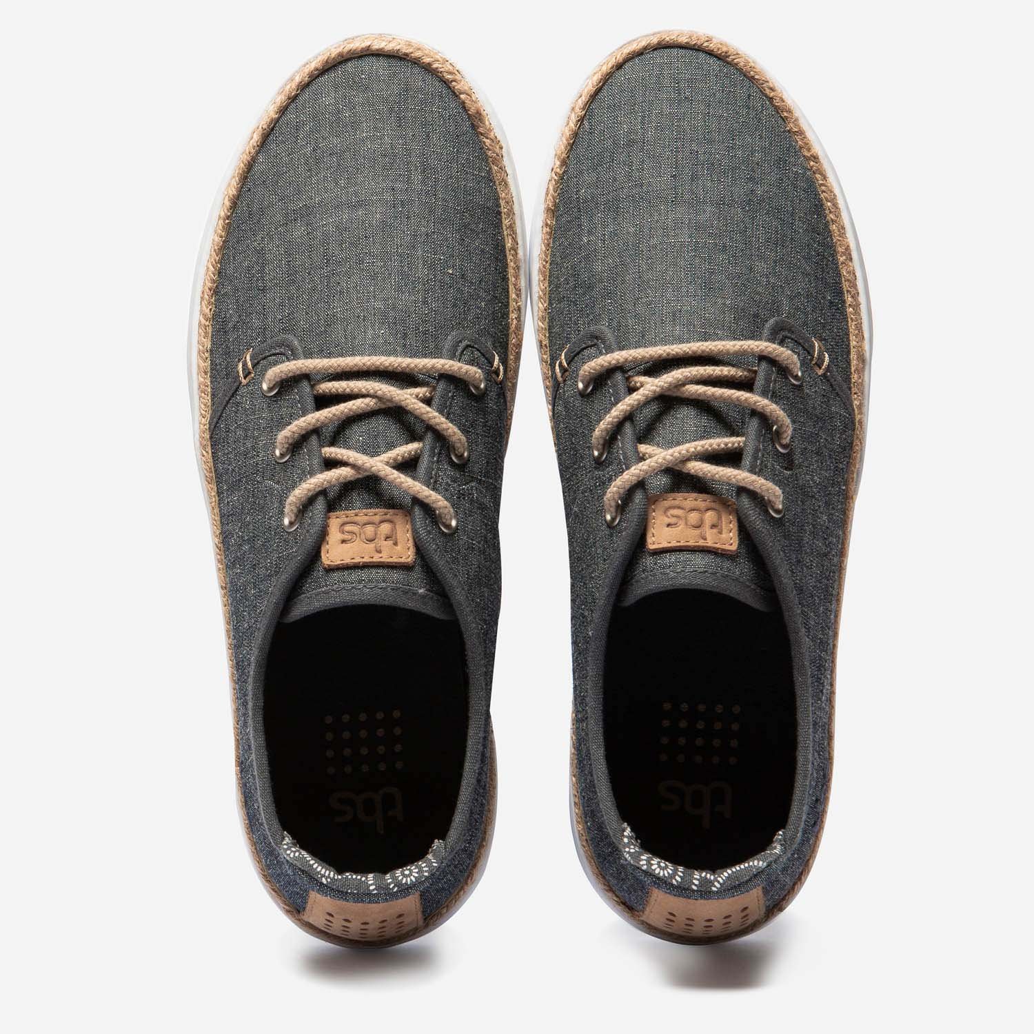 Tennis En Toile Homme Bleu