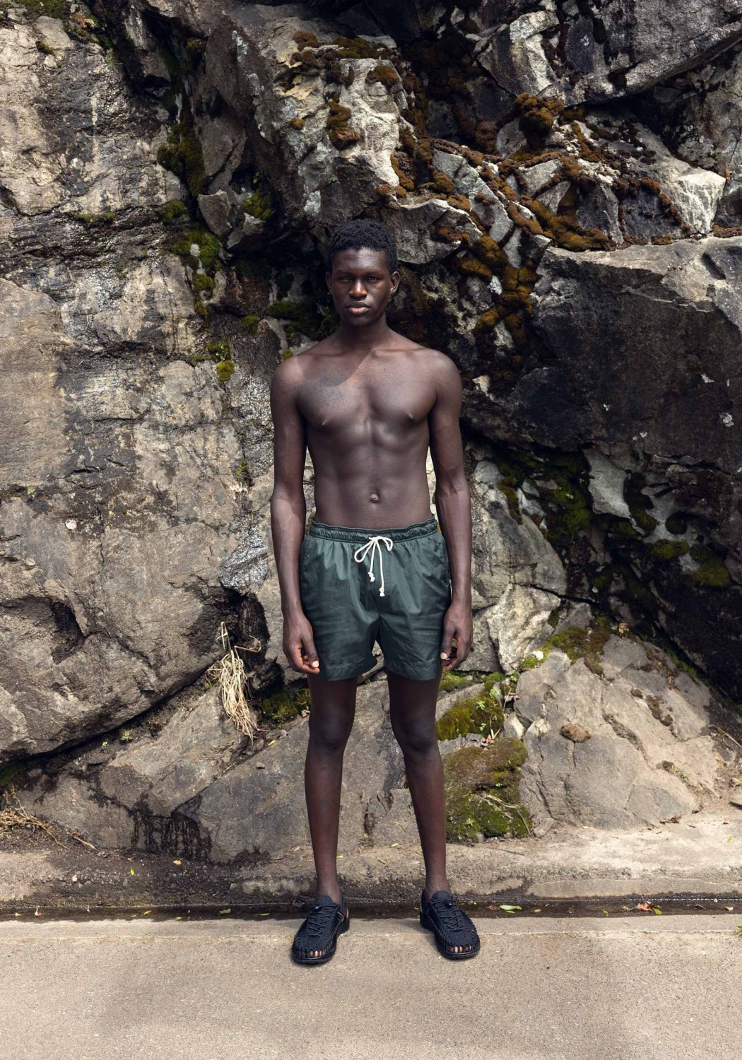 Neumuhle Badehose Maggia Net-Shorts Wakame Green
