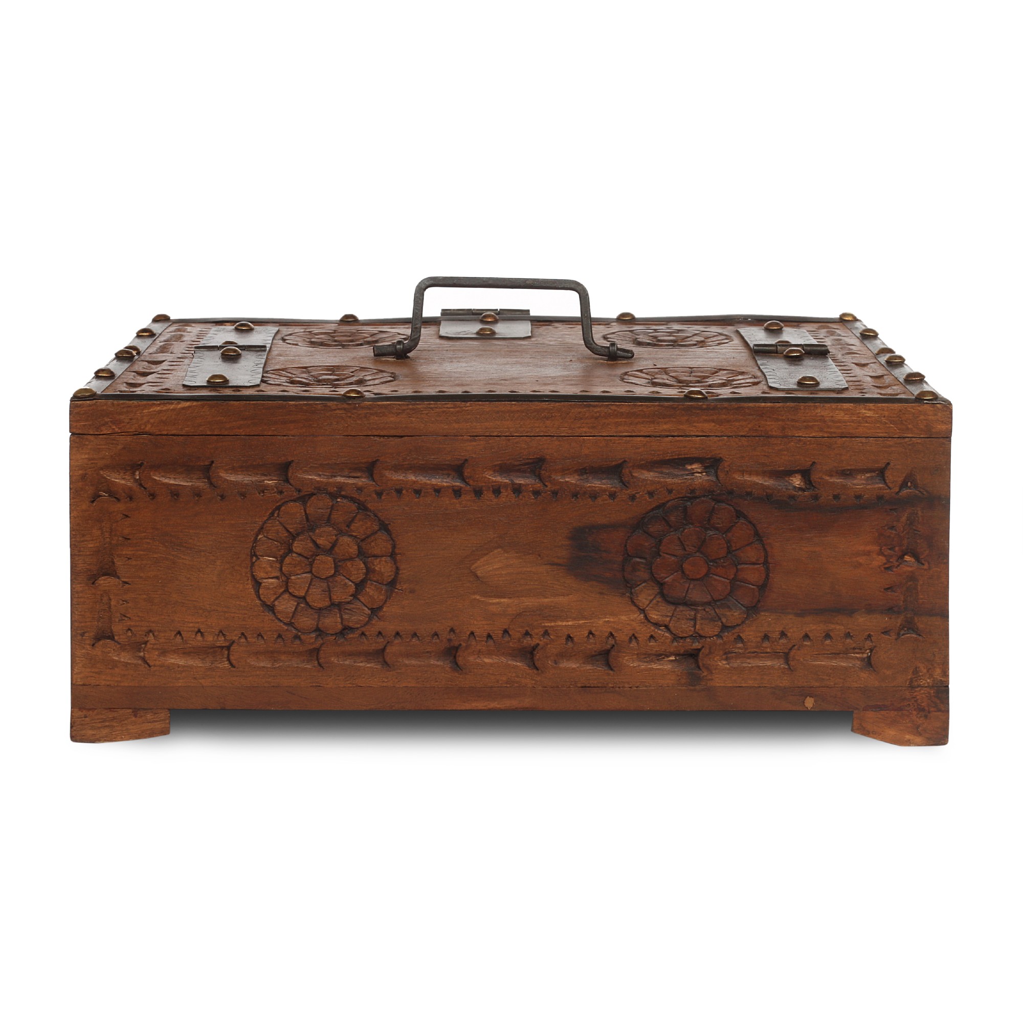 Palisander-Truhe, natur, B 37 cm, L 22 cm, H 12 cm von fischer's lagerhaus