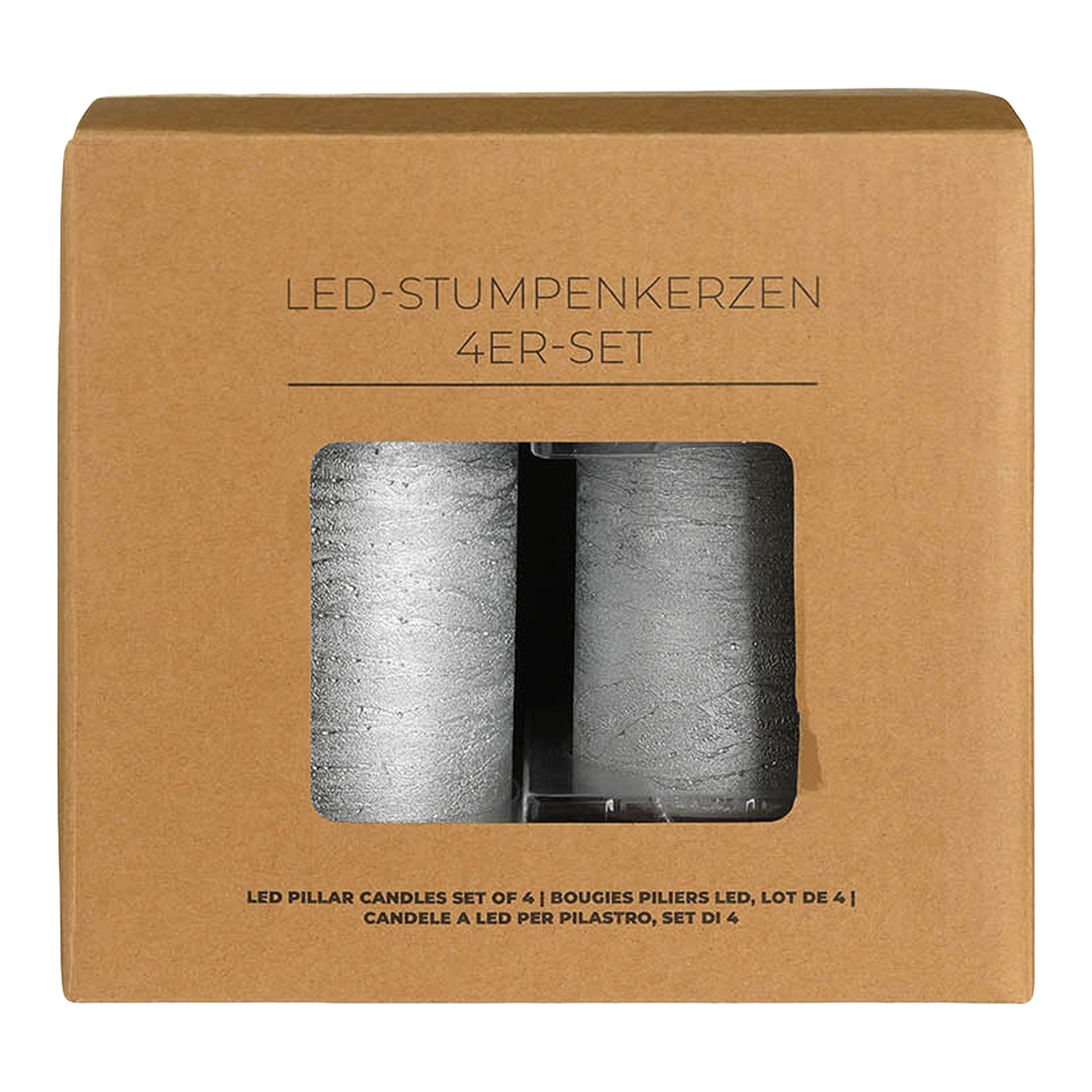 silber, 4-teilig