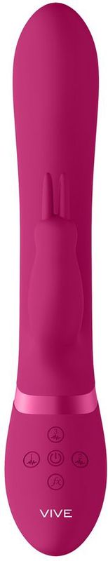 VIVE By Shots - Amoris - Stimulating Beads Rabbit - Pink
