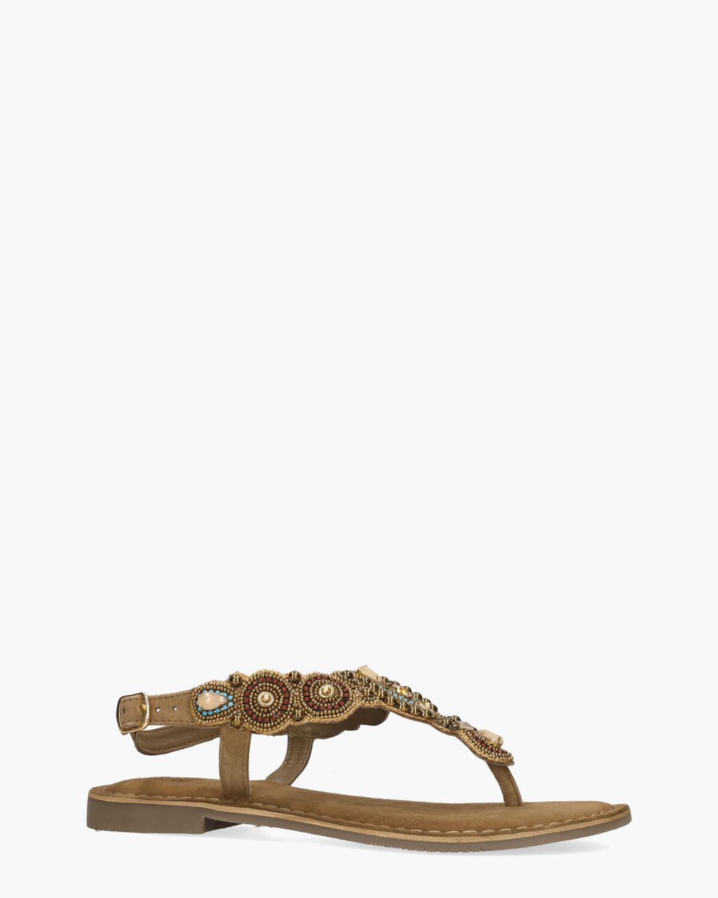 Miss Behave Wissy Taupe/Multicolor Damessandalen
