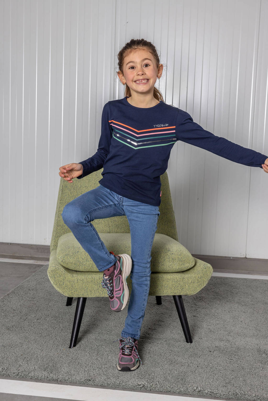 TYGO & vito skinny jeans blauw