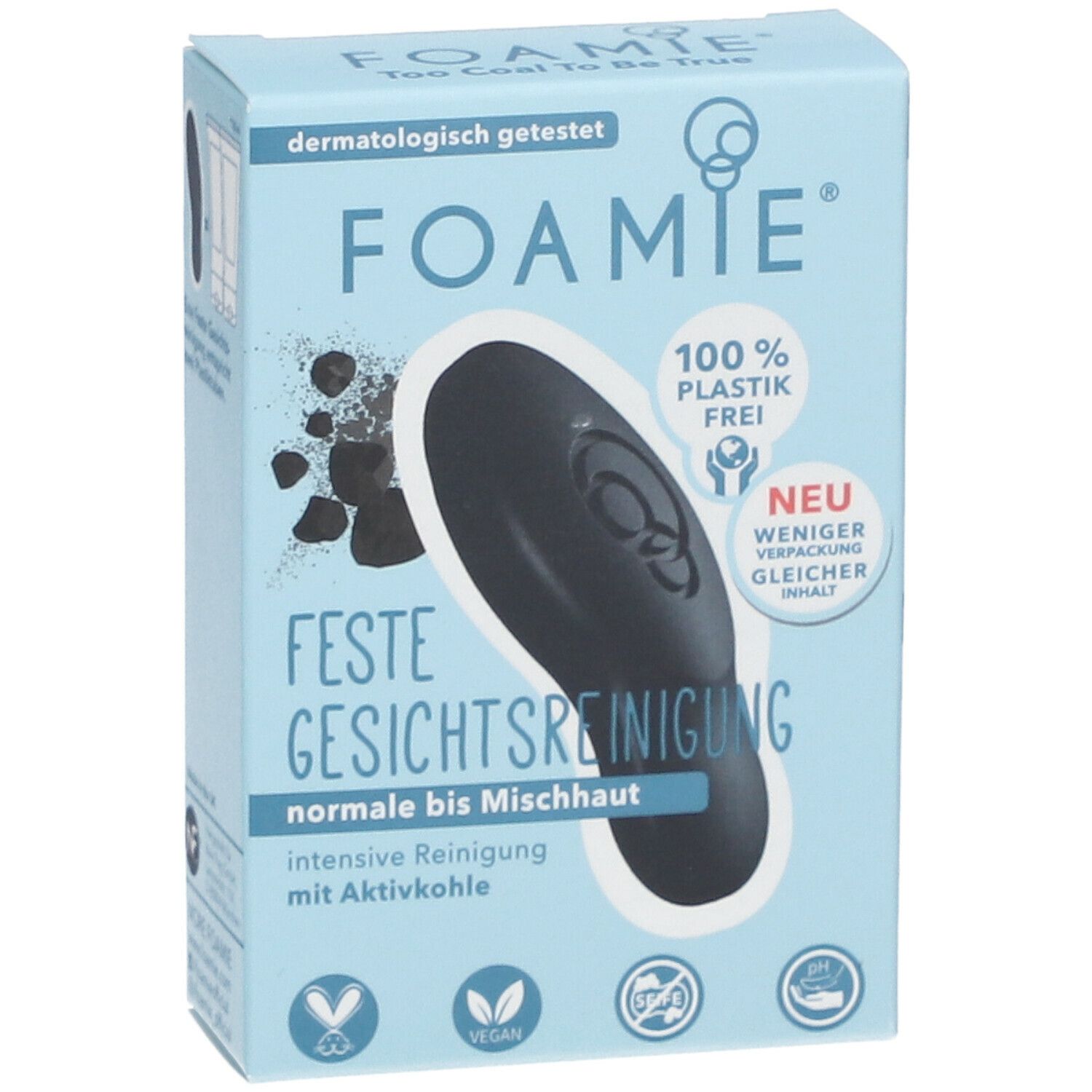 FOAMIE® Feste Gesichtsreinigung Aktivkohle