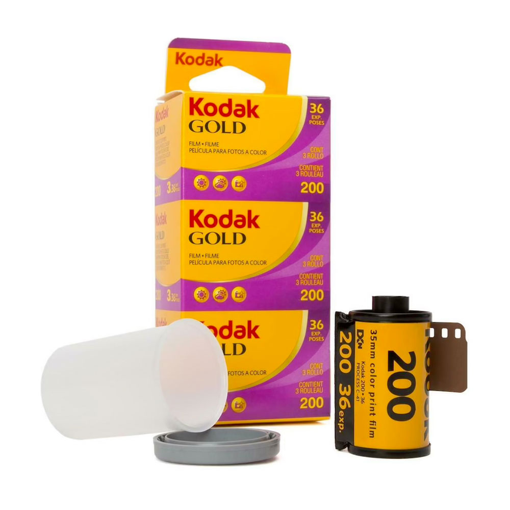 (3er Set) Gold 200 Analogfilm 135/36 für Analogkameras (672686)