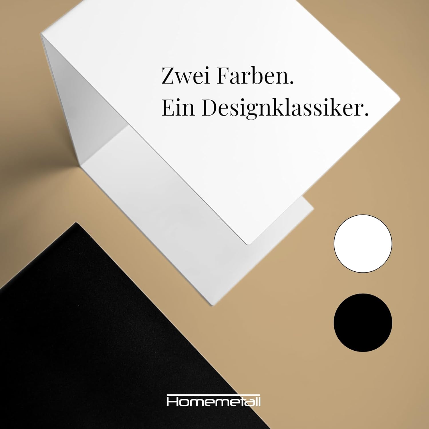 Beistelltisch C-Form aus Metall - pulverbeschichteter Couch Beistelltisch in Schwarz - Moderner Abstelltisch für Couch, Sofa, Sessel oder als Nachttisch - Höhe 48 cm