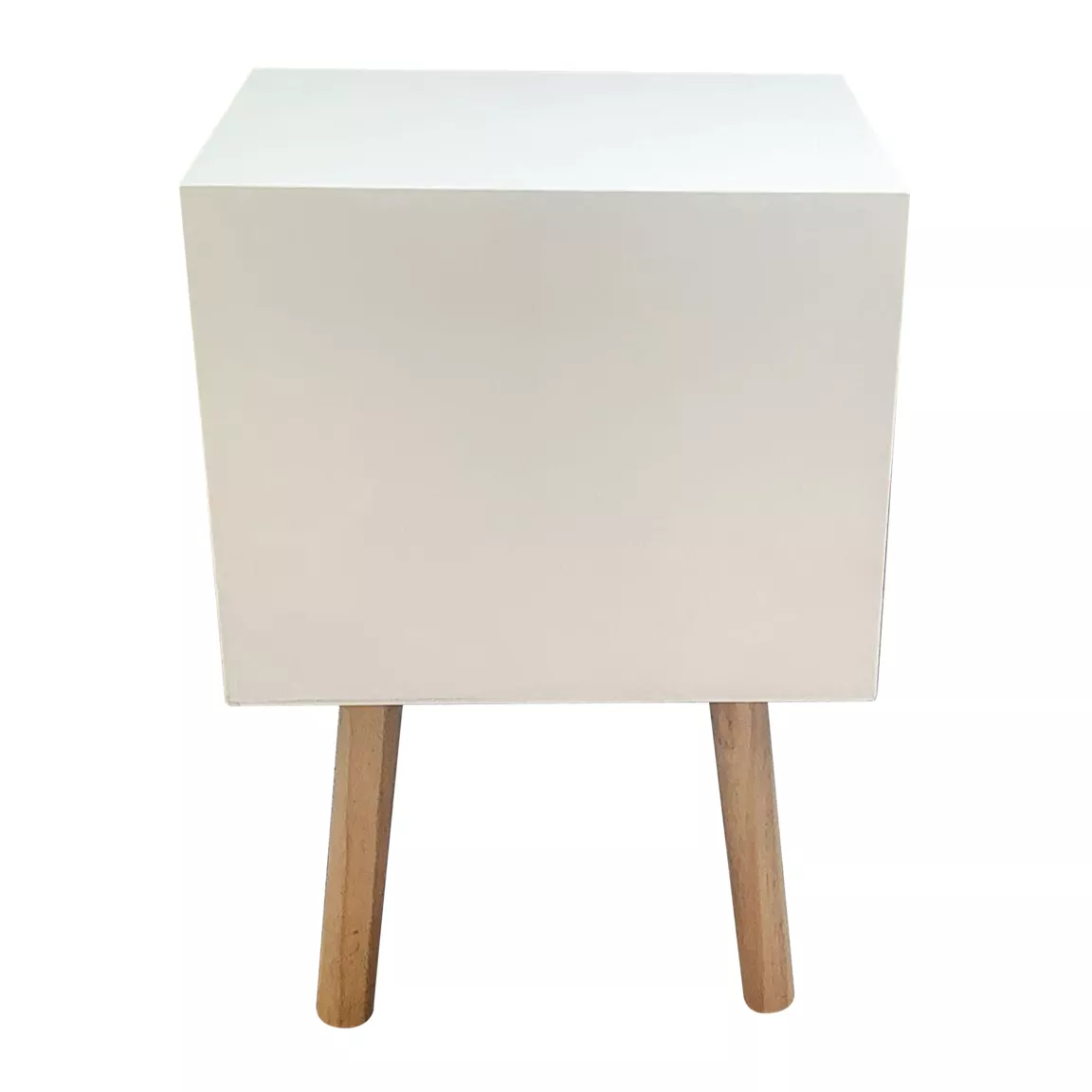 Table de chevet enfant bois (H45 cm) Ourson Marron