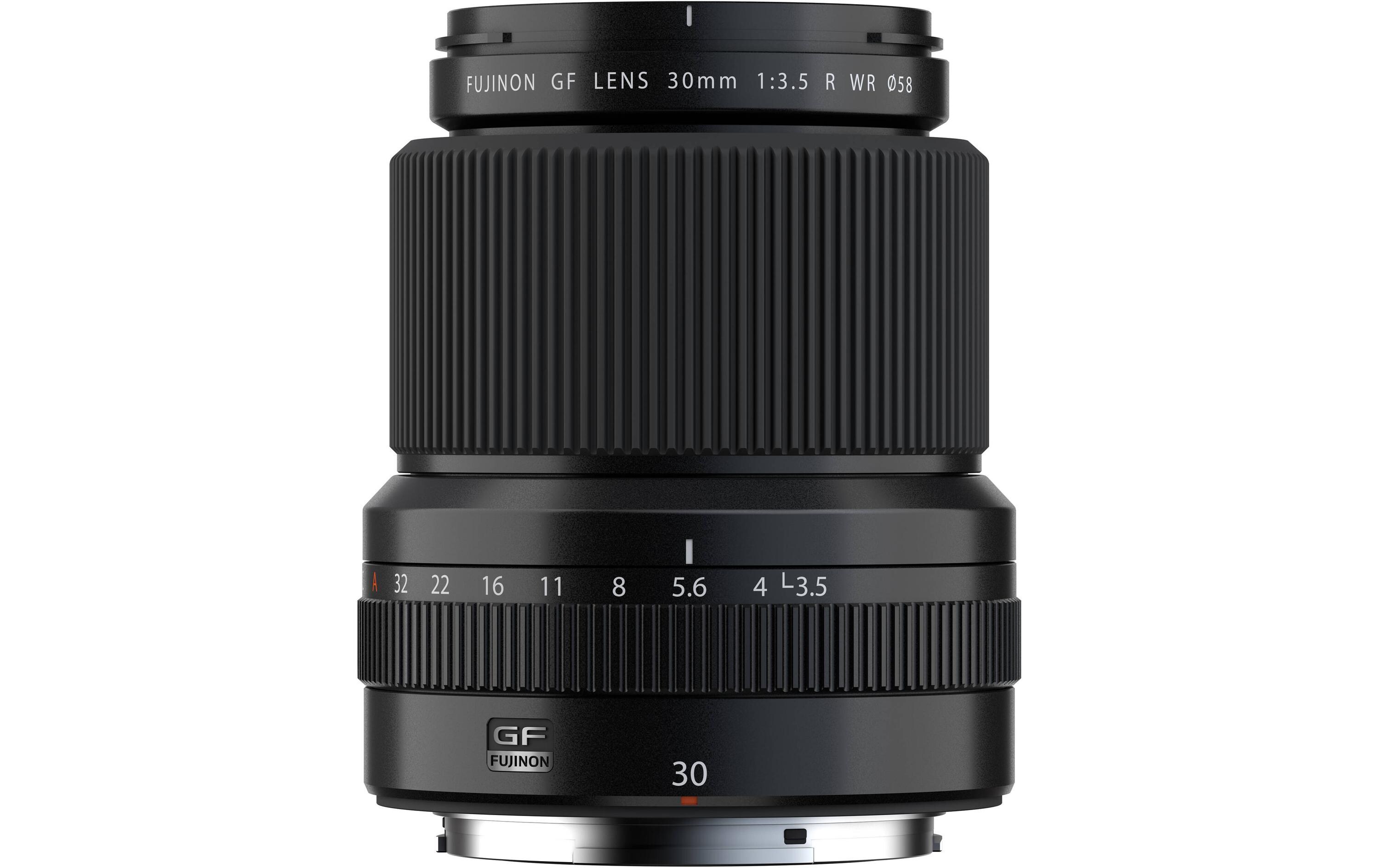 Festbrennweite FUJINON GF 30mm F/3.5 R WR – Fujifilm G-Mount<br>Festbrennweite mit beliebter 24-mm-Brennweite