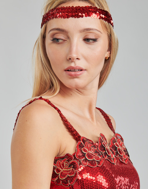 Fun Costumes - COSTUME ADULTE FLAPPER SCARLETT - Multicolore