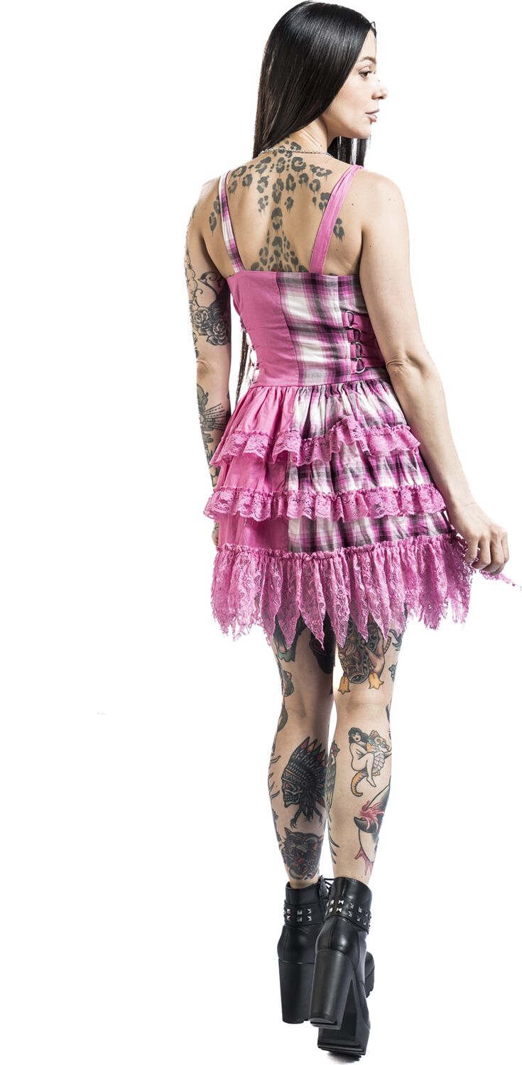 Robe Dentelle Zippée | Gothicana by EMP Robe courte