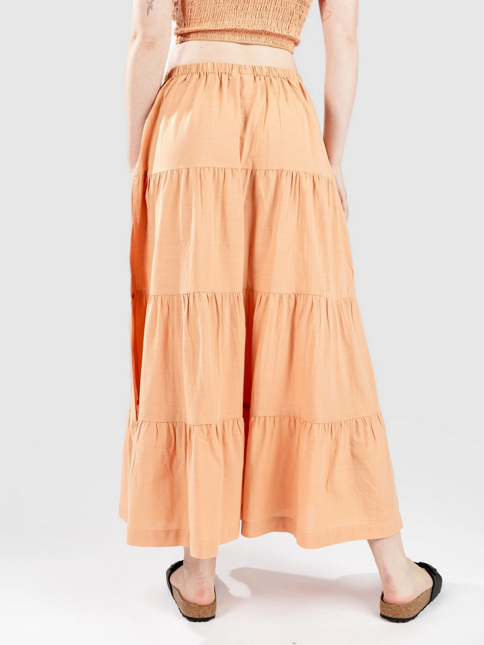 Rhythm Sammy Smocked Tank Top peach