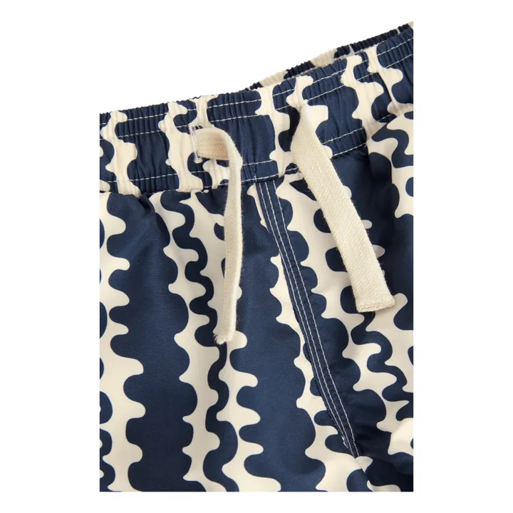 OAS Short de Bain Blue Scribble | Bleu marine