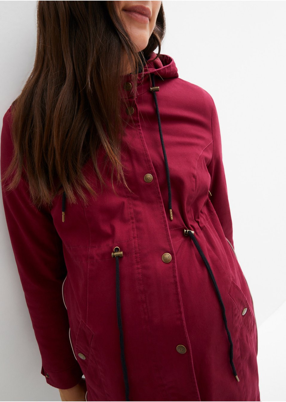 Parka de grossesse avec doublure polaire douillette