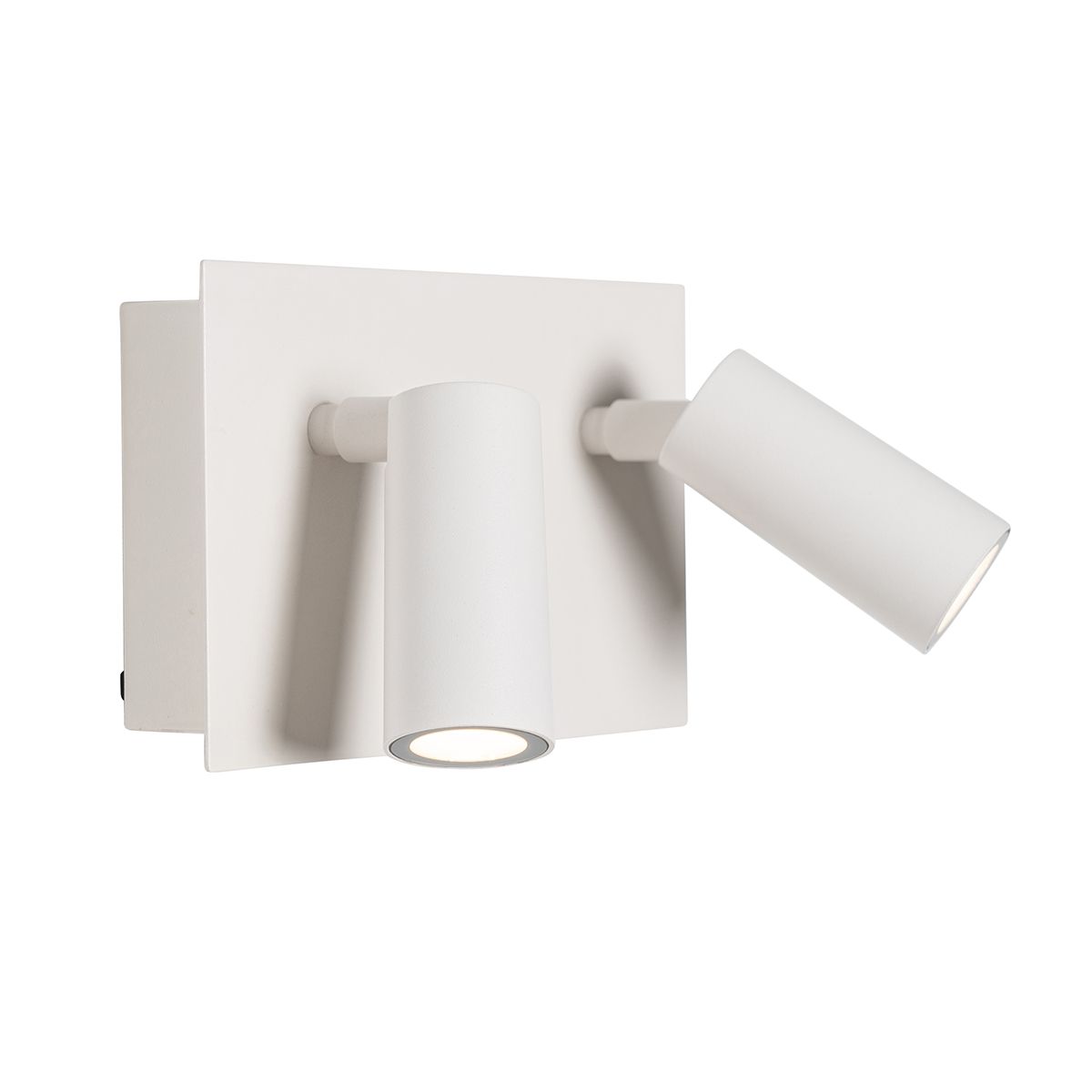 Moderne buiten wandlamp wit incl. LED 2-lichts IP54 - Simon