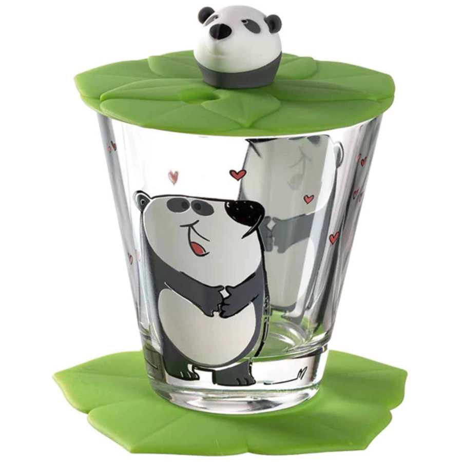 Leonardo Kinderbecherset Bambini 215 ml weiß-grün