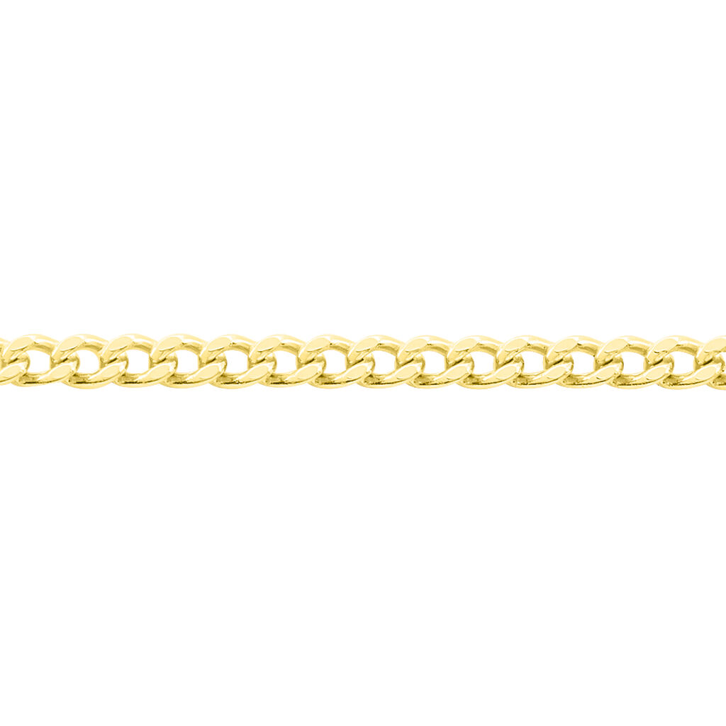 Chaîne Igoa Maille Forçat Diamantee Or Jaune