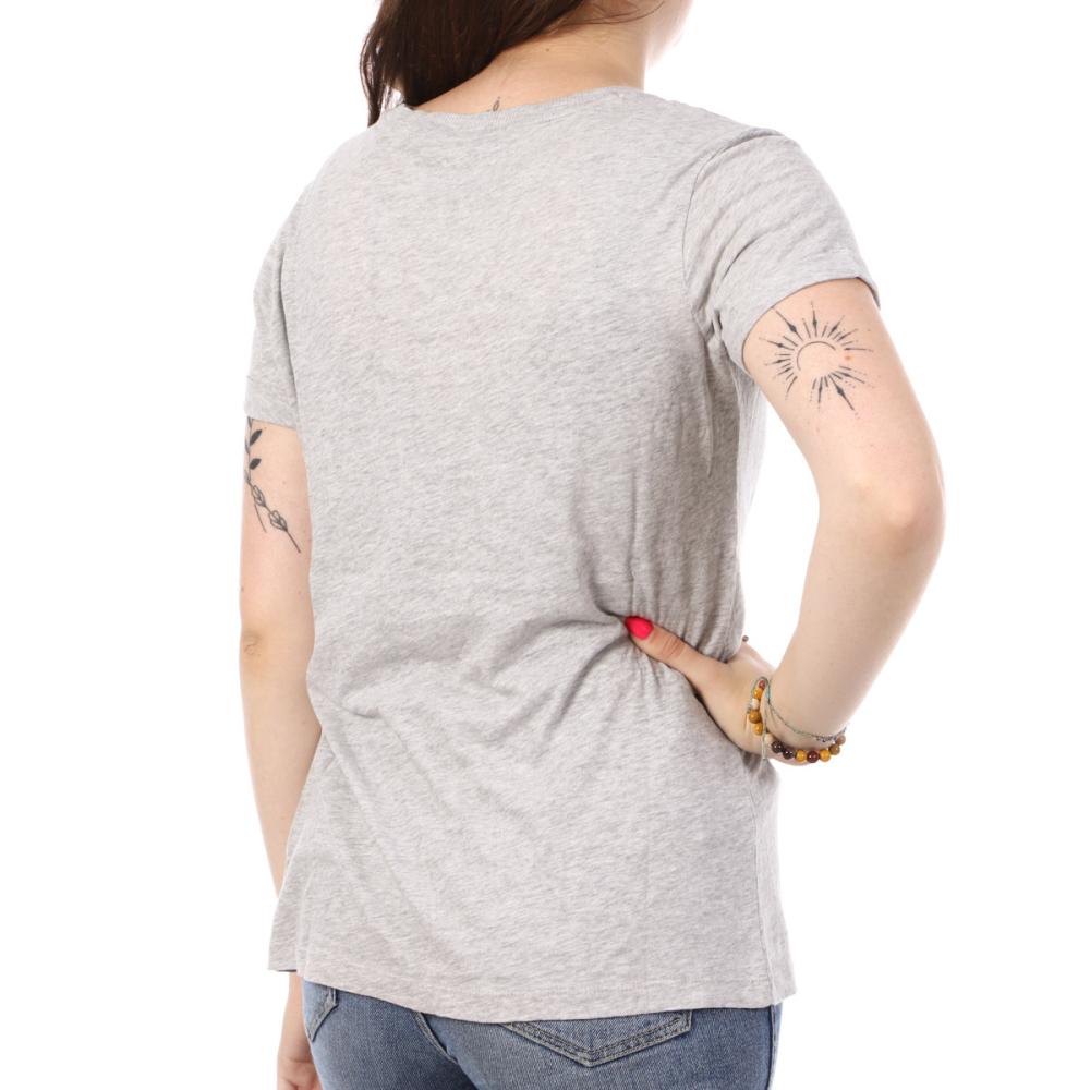 Guess T-shirt Gris Femme Guess College