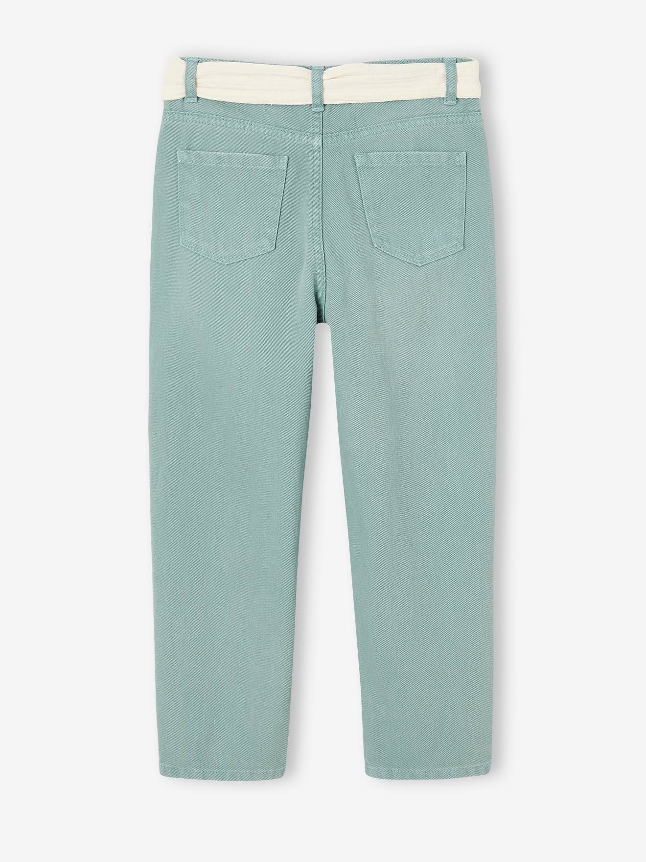 Calça verde esmeralda estilo 