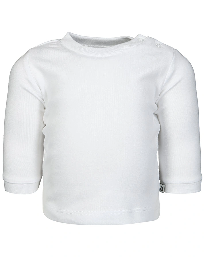 Langarm-Shirt BASIC JACKY in weiß