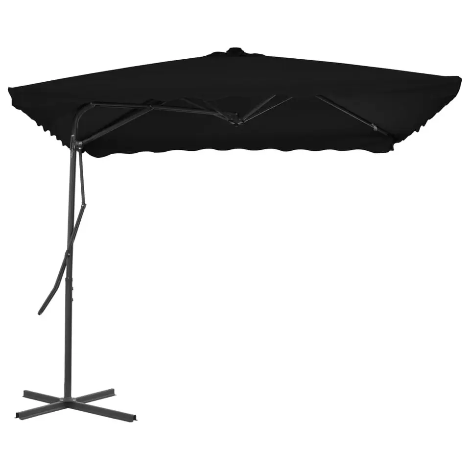vidaXL - Parasol - Zwart