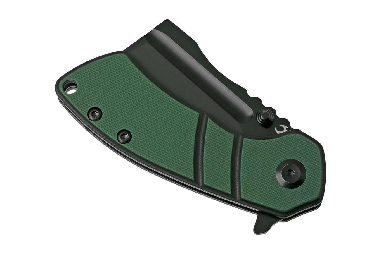 Kansept Korvid M T2030A1 Black, Green & Black G10 zakmes, Justin Koch design