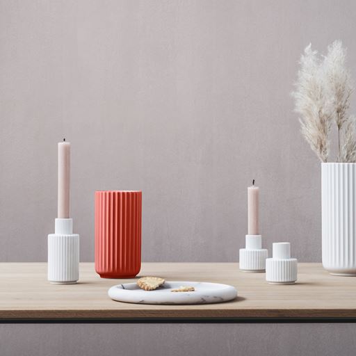 Lyngby Porcelæn Lyngby Vase, Red