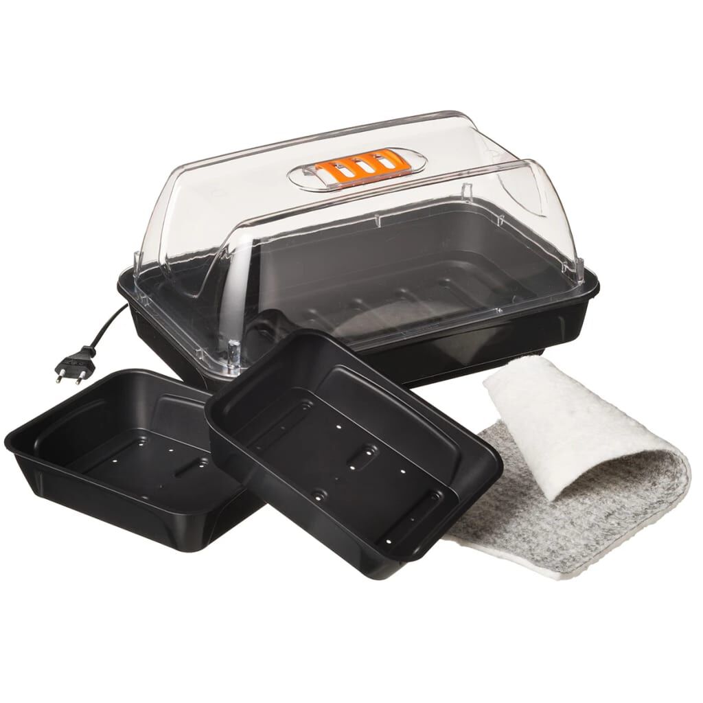 Natuur Mini Kas met Verwarming, 38 x 24 x 19 cm