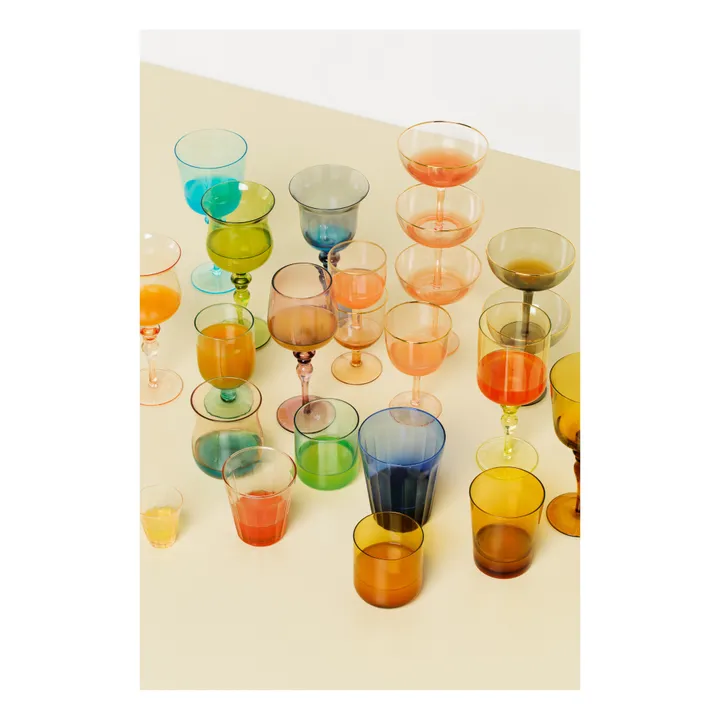 Bitossi Verre à vin Bloom | Ambre