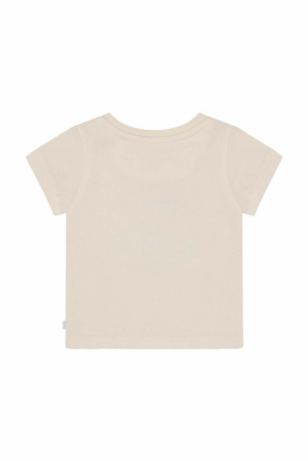 Noppies Baby T-shirt - backprint - Egret