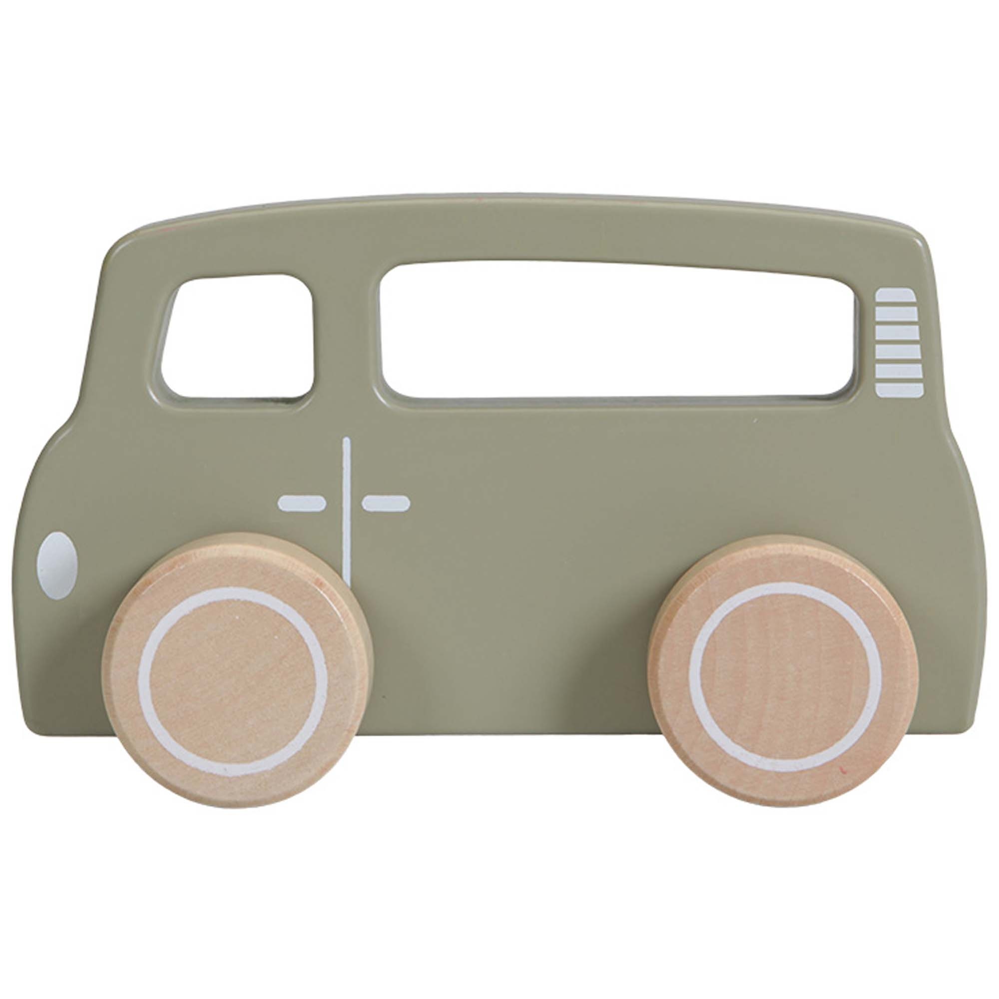 Little Dutch houten bus groen