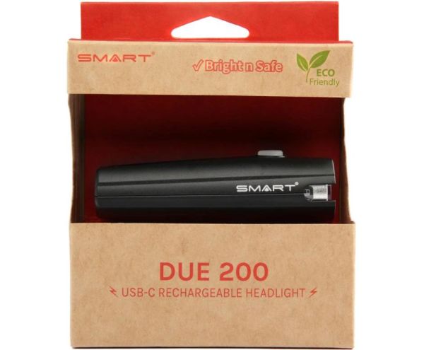 Smart Due Genopladelig Forlygte, 200 Lumen