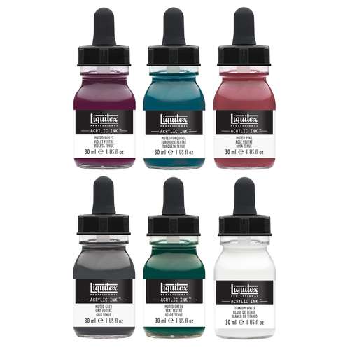 Liquitex® Ink Colour-Sets, 6 x 30 ml