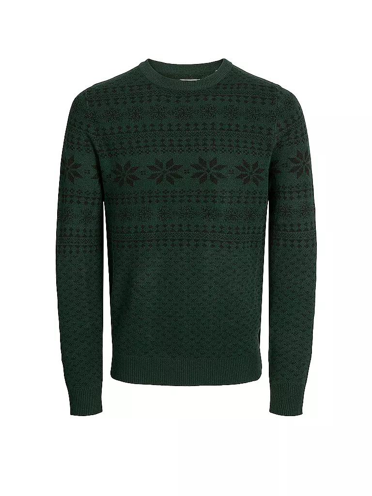 JACK & JONES Pullover JJXMAS GABRIEL schwarz