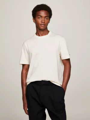 Camiseta Mercerizada com Bordado de Bandeira